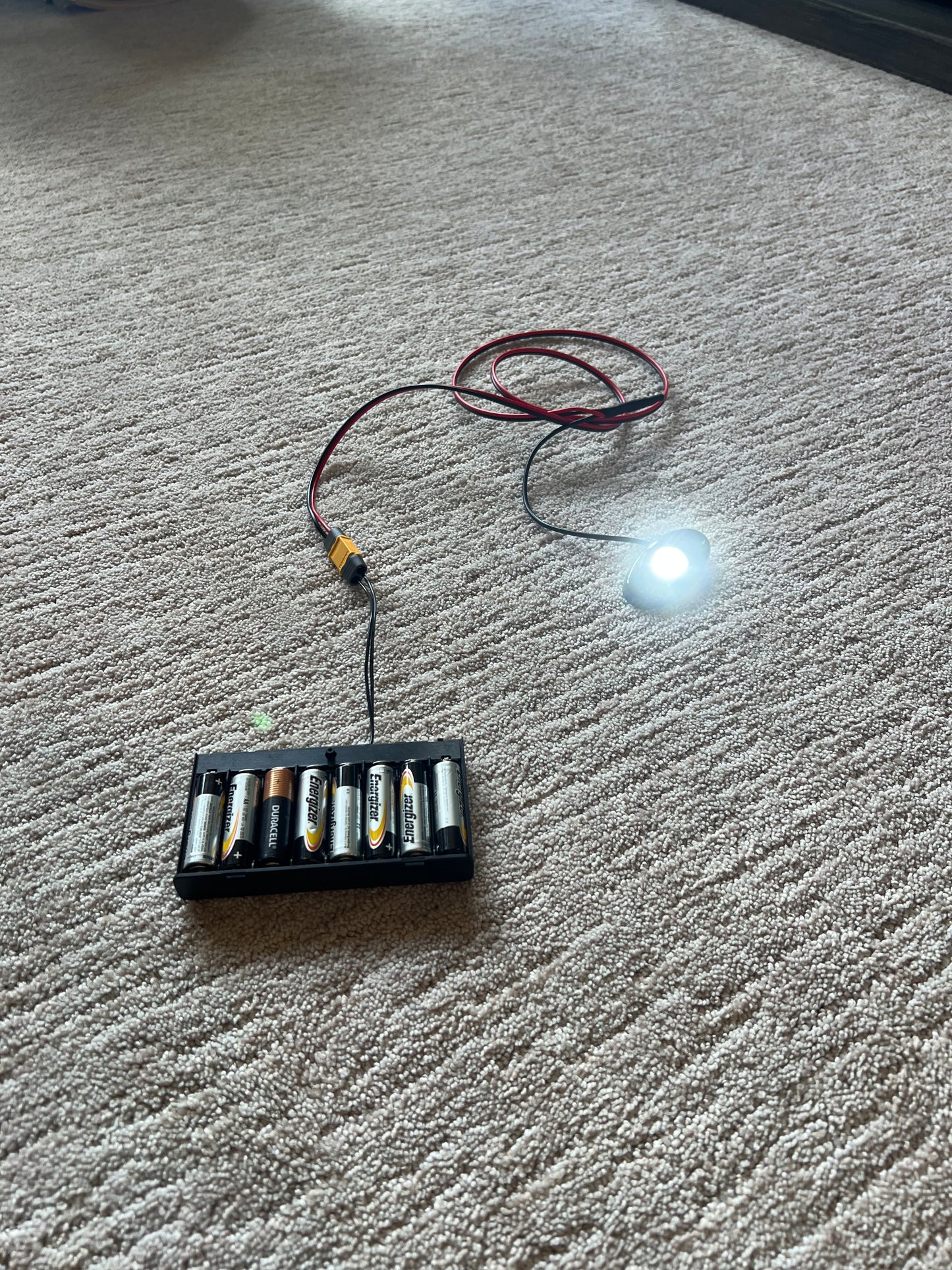battery powered rock light