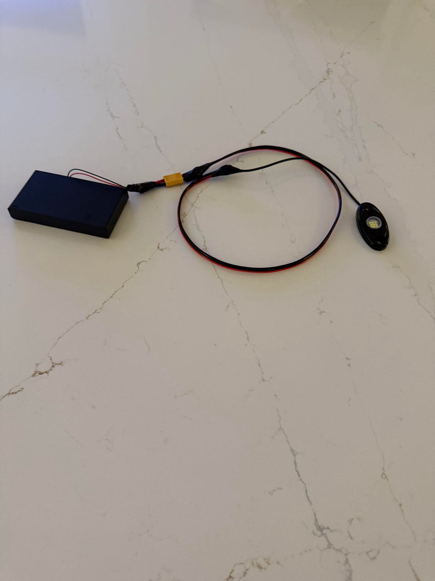 battery powered rock light